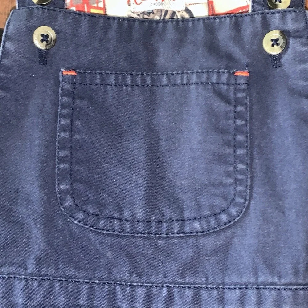 Cath‎ Kids London Infant Boys Bid Coveralls Blue Trucks Snaps 12-18mo Trucks Hem